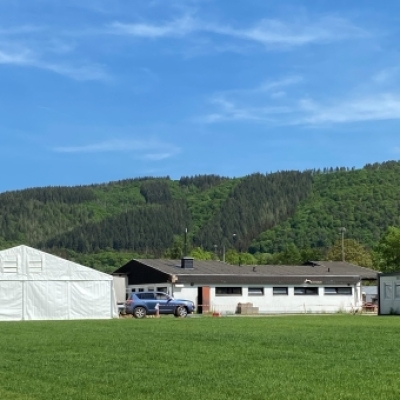 Es steht wieder ein DJK- Zelt in Hönningen!