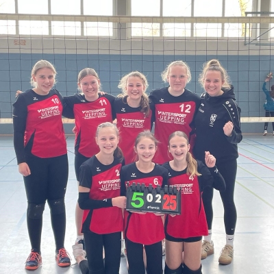 Stadtlohns U14 Volleyballerinnen werden Meister