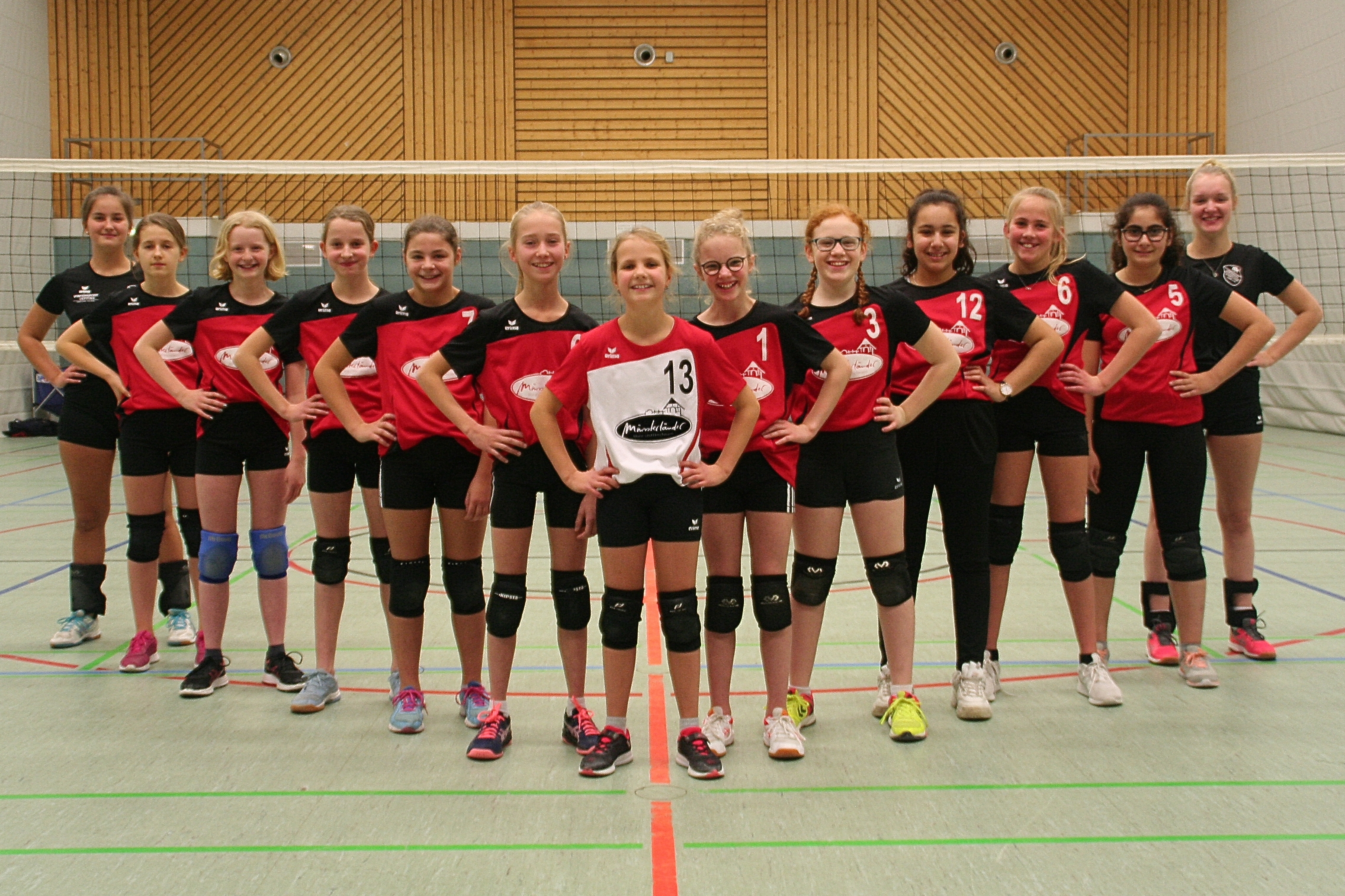 2019 2020 Volleyball D Jugend Mannschaftsfoto