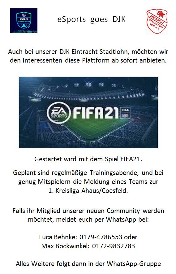 eSports goes DJK